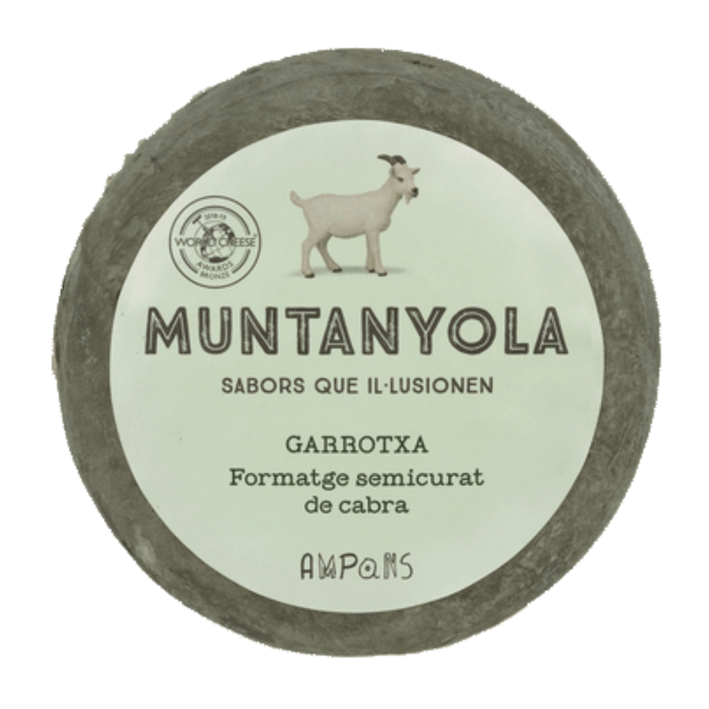 [11860] Formatge Curat cabra Muntanyola cunya 350g aprox