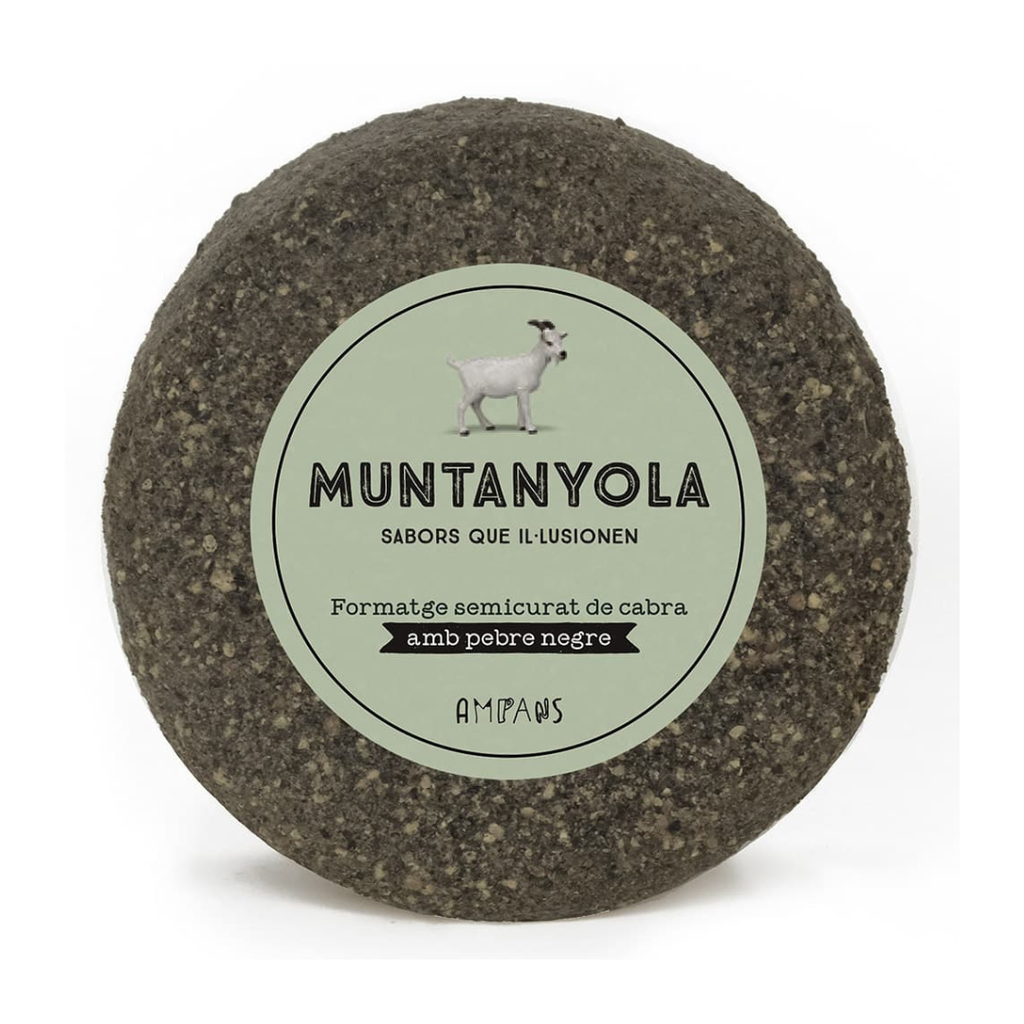 [11877] Formatge Curat cabra amb pebre Muntanyola 350g aprox