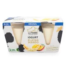 Iogurt plàtan/mango La Torre