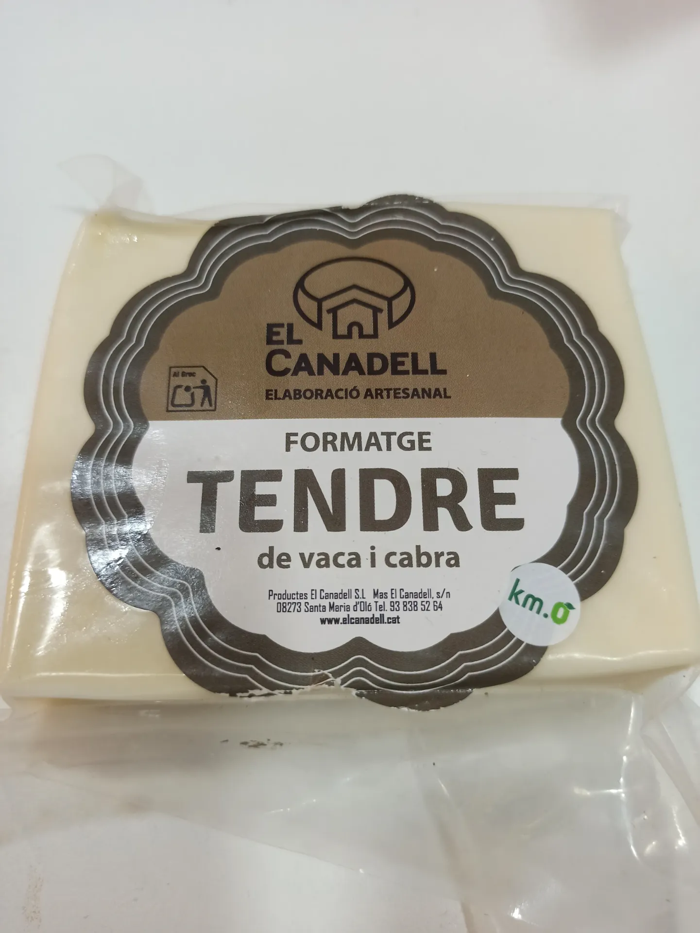 Formatge tendre El Canadell 230g.